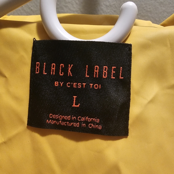 Black Label C’est Toi Yellow Jacket Women’s Size Large 100% Elastane - Picture 5 of 7